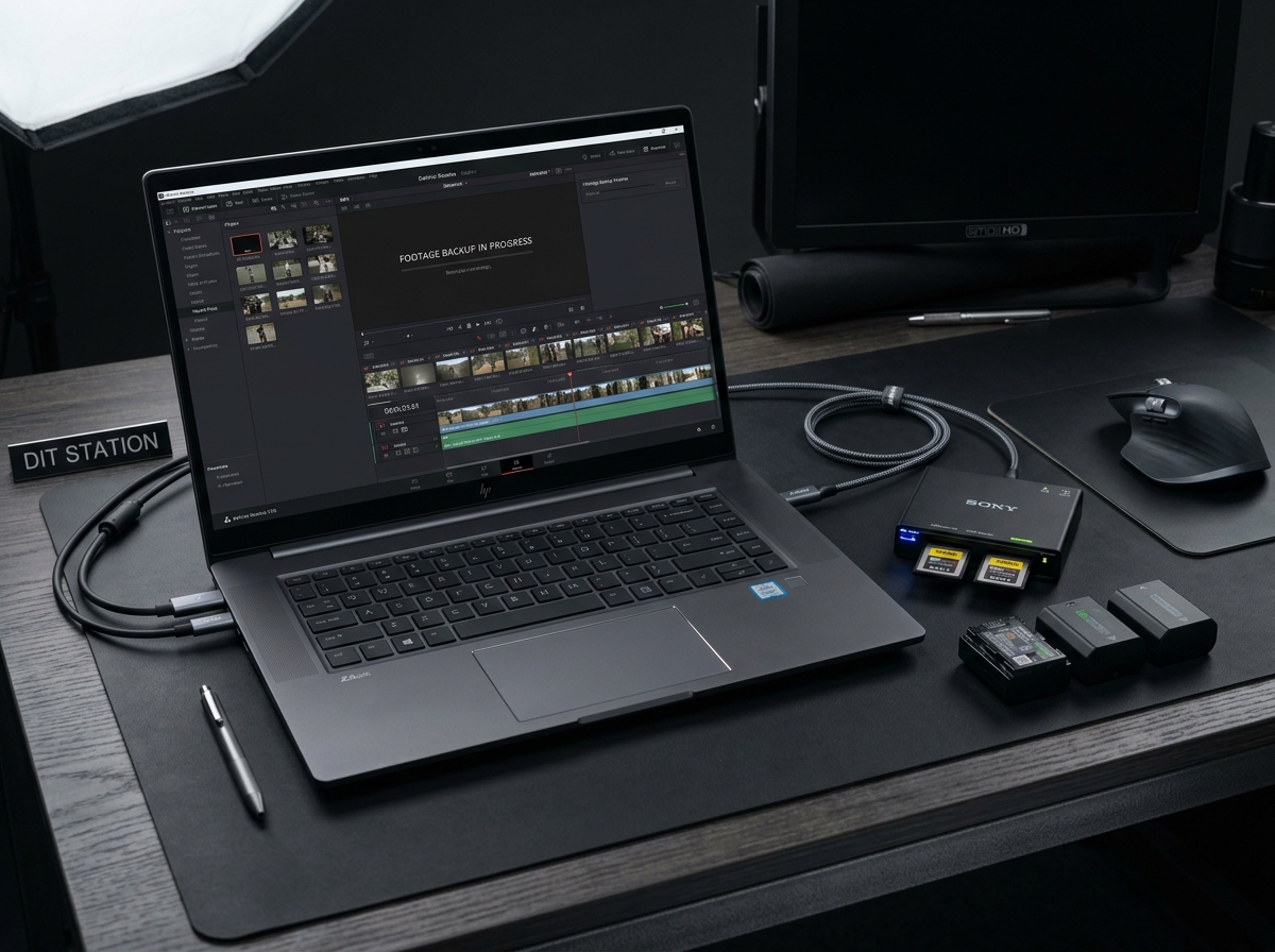 Sony FX2 & ZBook DIT Station