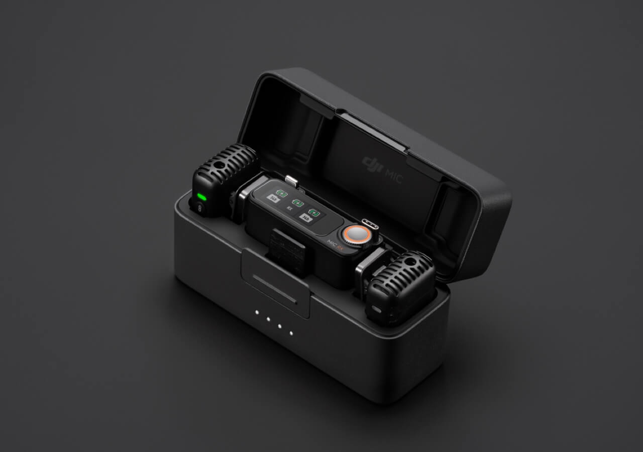 DJI Mic 2 2-Person Compact Digital Wireless Microphone System/Recorder for Camera & Smartphone (2.4 GHz) rental in Dhaka